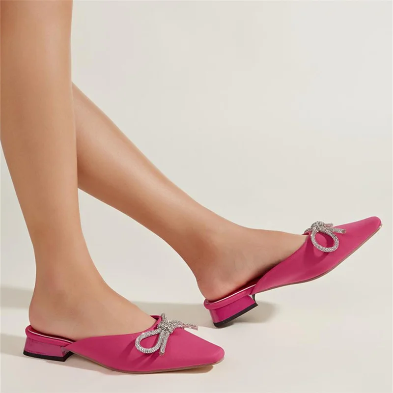 

Женские летние тапочки с закрытым носком, сандалии Muller на низком каблуке, повседневные стильные женские тапочки, новинка 2022