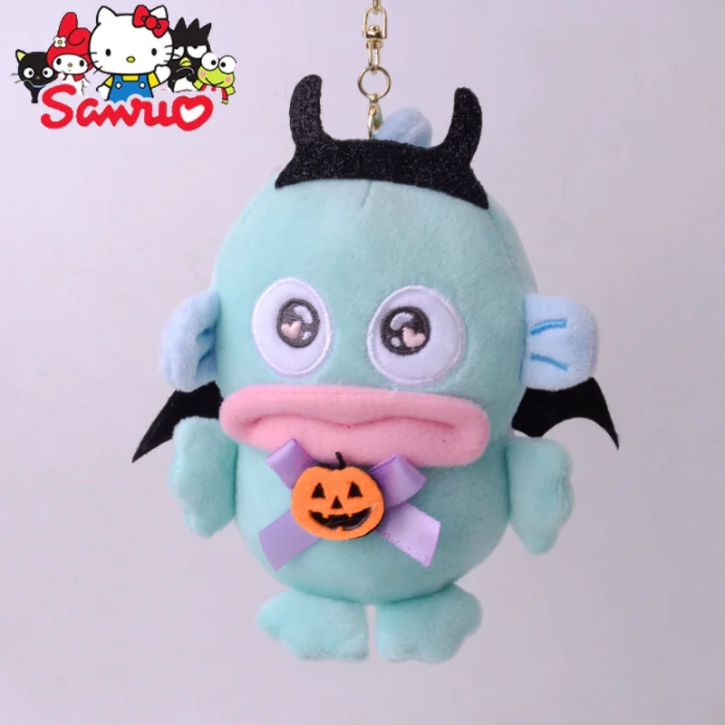 

Sanrio кукла странные рыбы подвесной брелок для ключей подвеска в виде японского мультфильма Хэллоуин кавайное кольцо для ключей подарок на д...