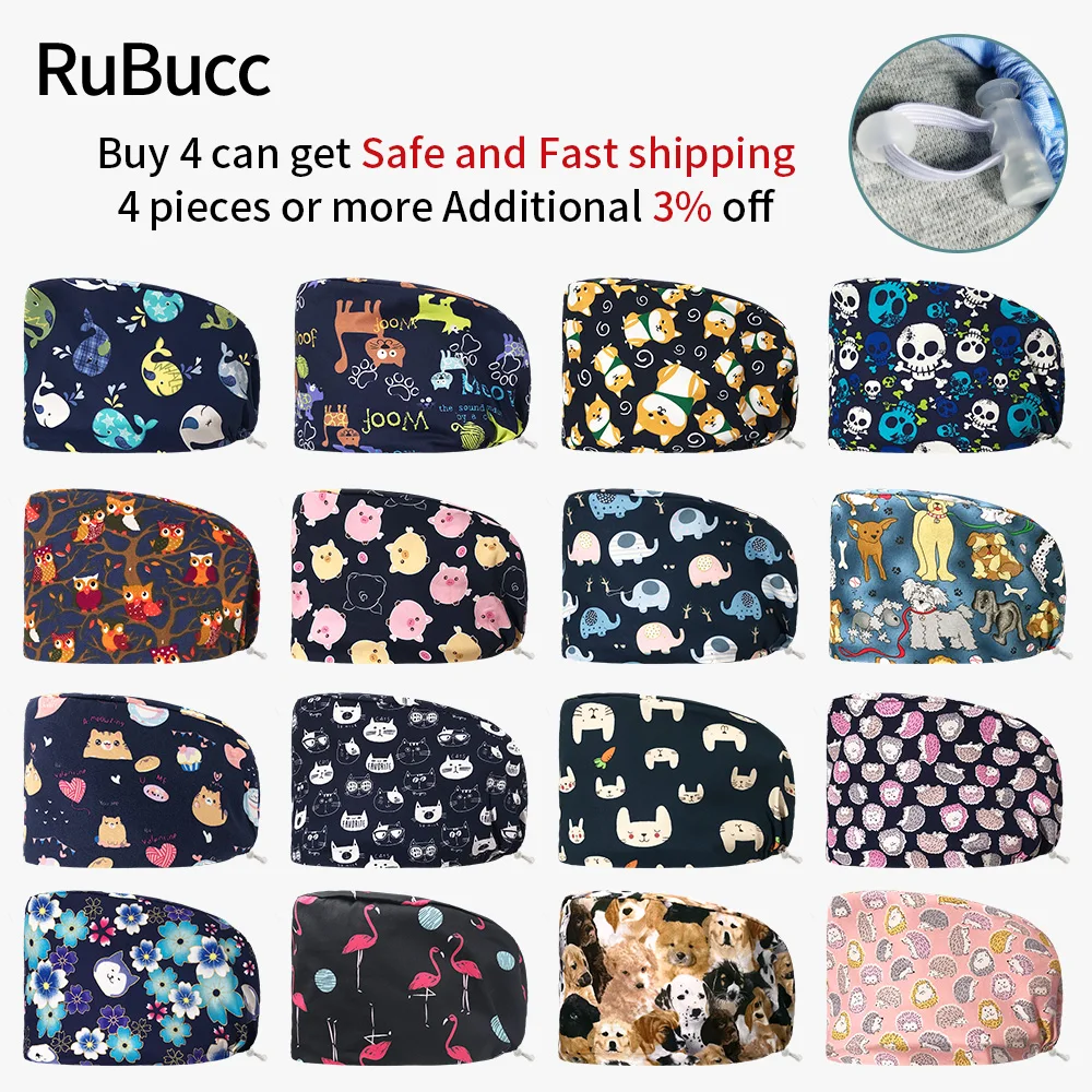 

Медицинская искусственная Хлопковая мужская и женская хирургическая обезболивающая Женская ветеринарная шапочка для животных шапочки дл...