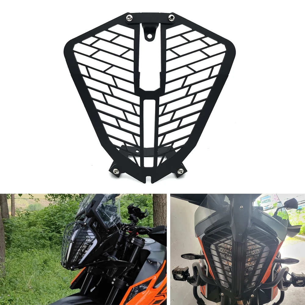 

Защита для передней фары мотоцикла, передняя решетка радиатора, защита для 390 790 890 приключений Adv R S 2019-2021 2022 2023