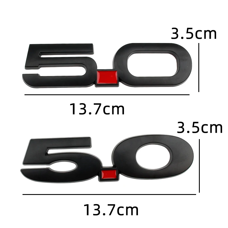 Автомобильные 3D металлические 5 0 наклейки с логотипом для Ford Mustang GT GT50 2021 2020 2019 2018