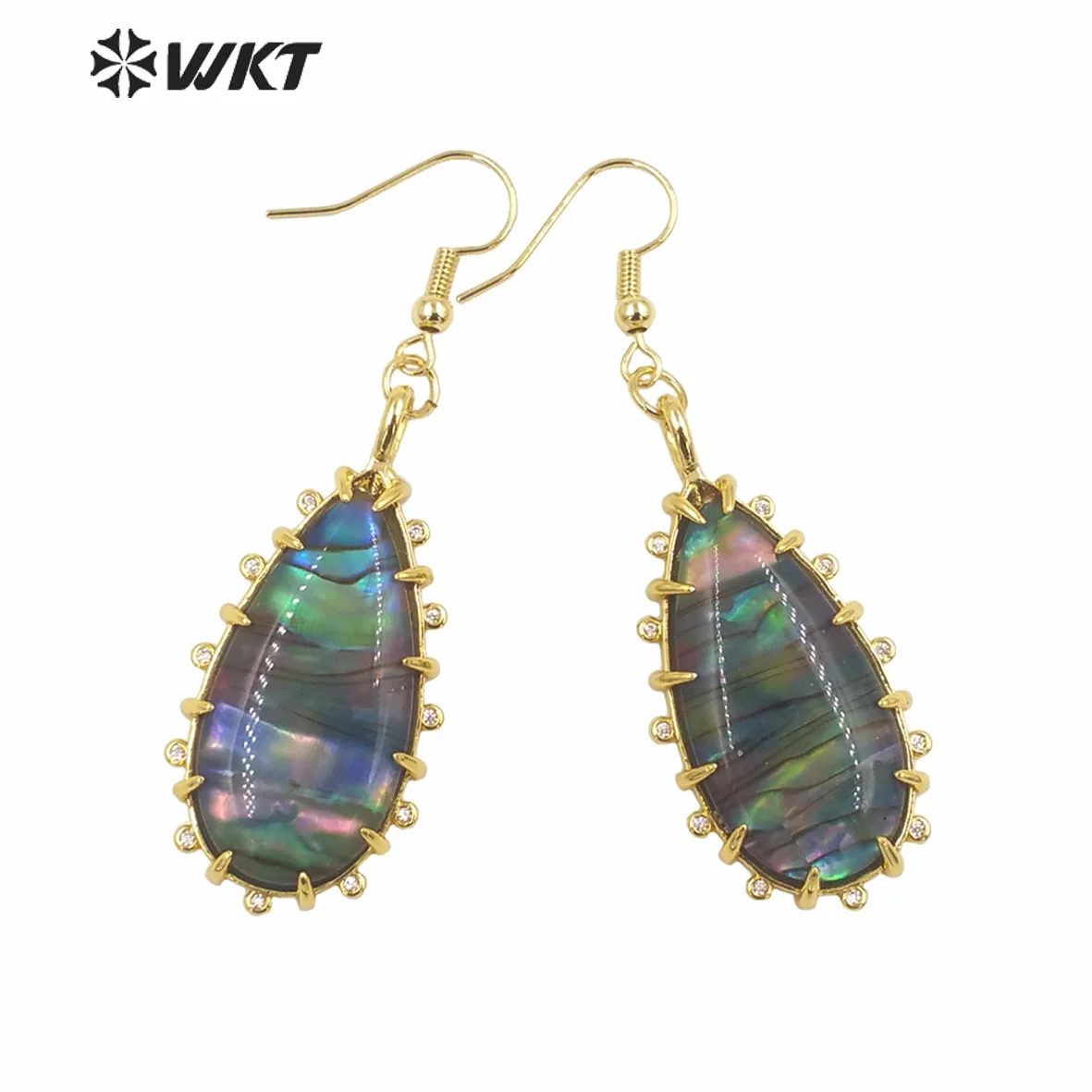 

Женские серьги-Крючки с эмалью, из натуральной ракушки