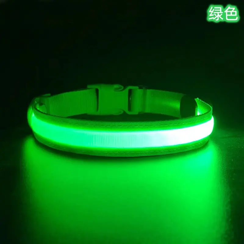 Новые продукты для собак на заказ перезаряжаемый через USB светодиодный ошейник