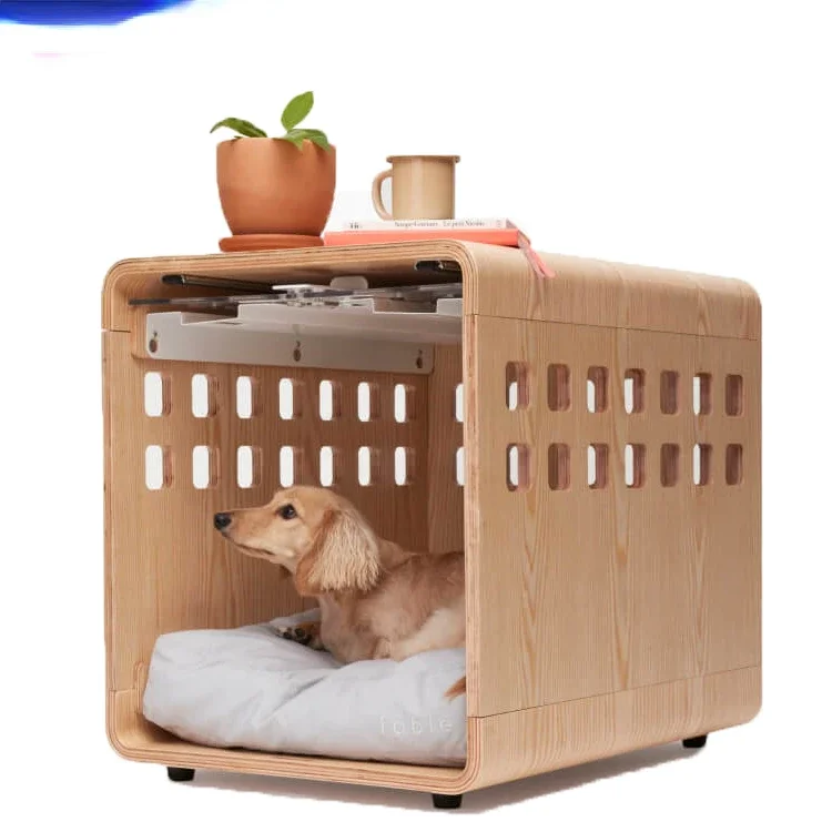 Клетка для домашних животных мягкая мебель с раздвижной дверью собак деревянная