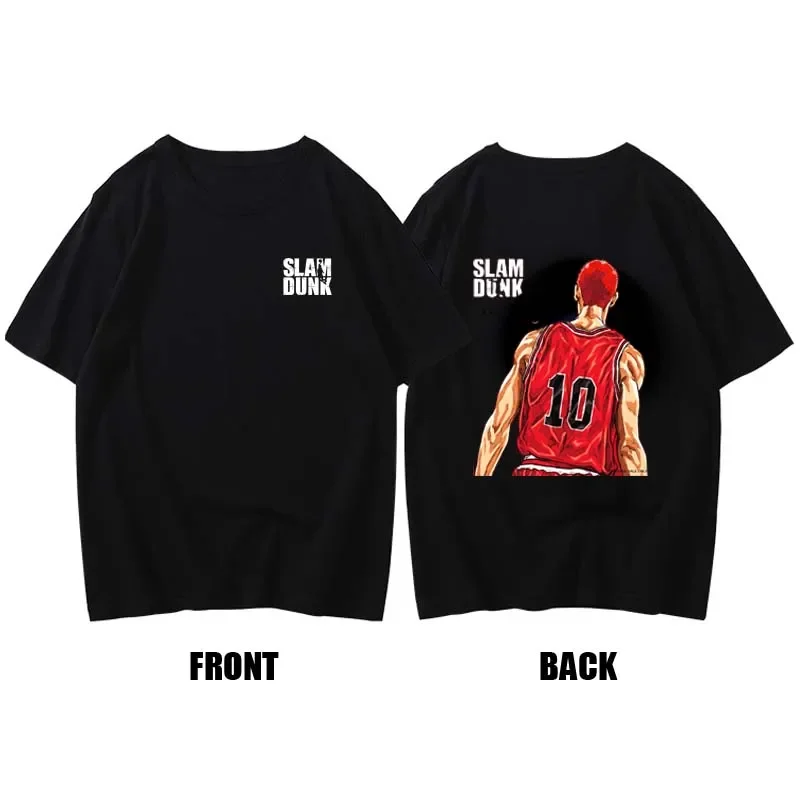 

2023 Slam Dunk Anime T-shirt Basketball Manga Graphic Oversize Men Short Sleeve Tee Women Top Summer Casual Streetwear Clothes