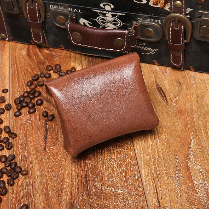 Men's Wallet Women's Small Pocket Genuine Leather Wallet Multifunctional Double Layer Vintage Coin Purse Change Storage Wallets