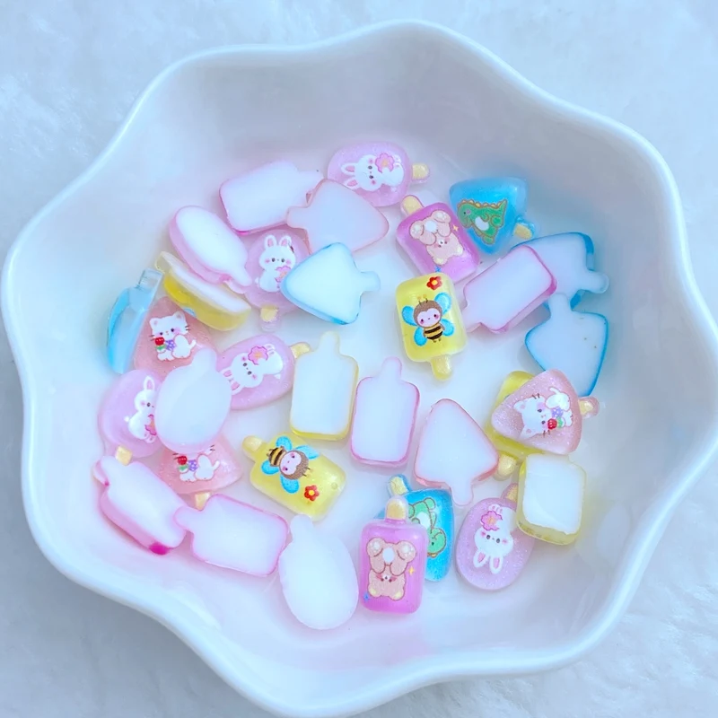 50 шт. детали для украшения волос 7-11 мм