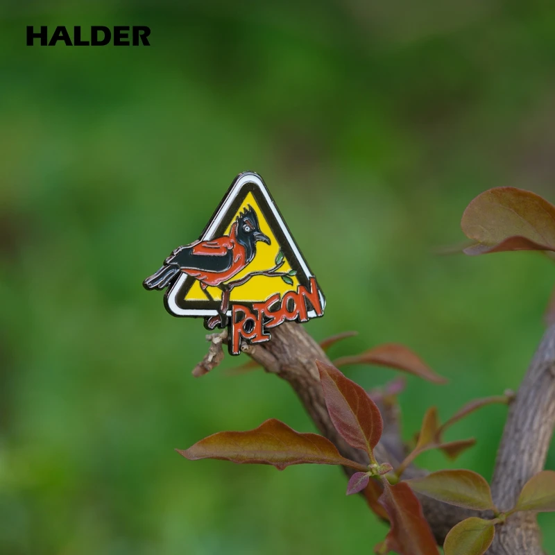 Эмалированная брошь в виде животного, рюкзака, аксессуаров