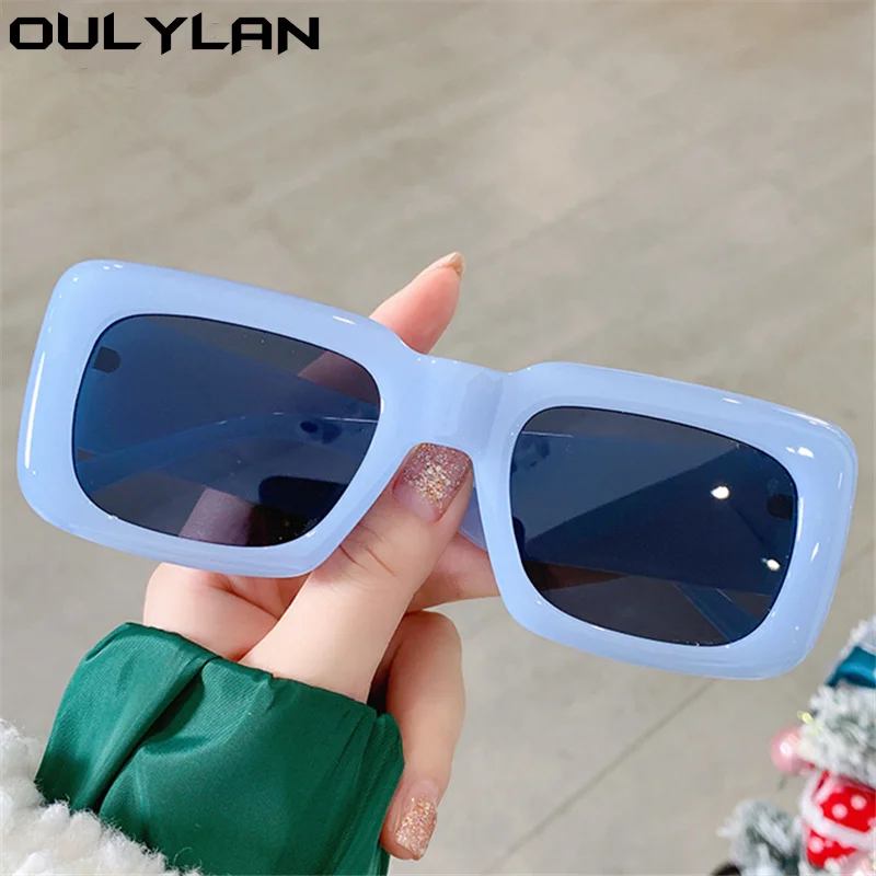 

Очки солнцезащитные Vitange с широкими дужками UV400 для мужчин и женщин, квадратные модные зеркальные солнечные аксессуары в стиле ретро, с сини...