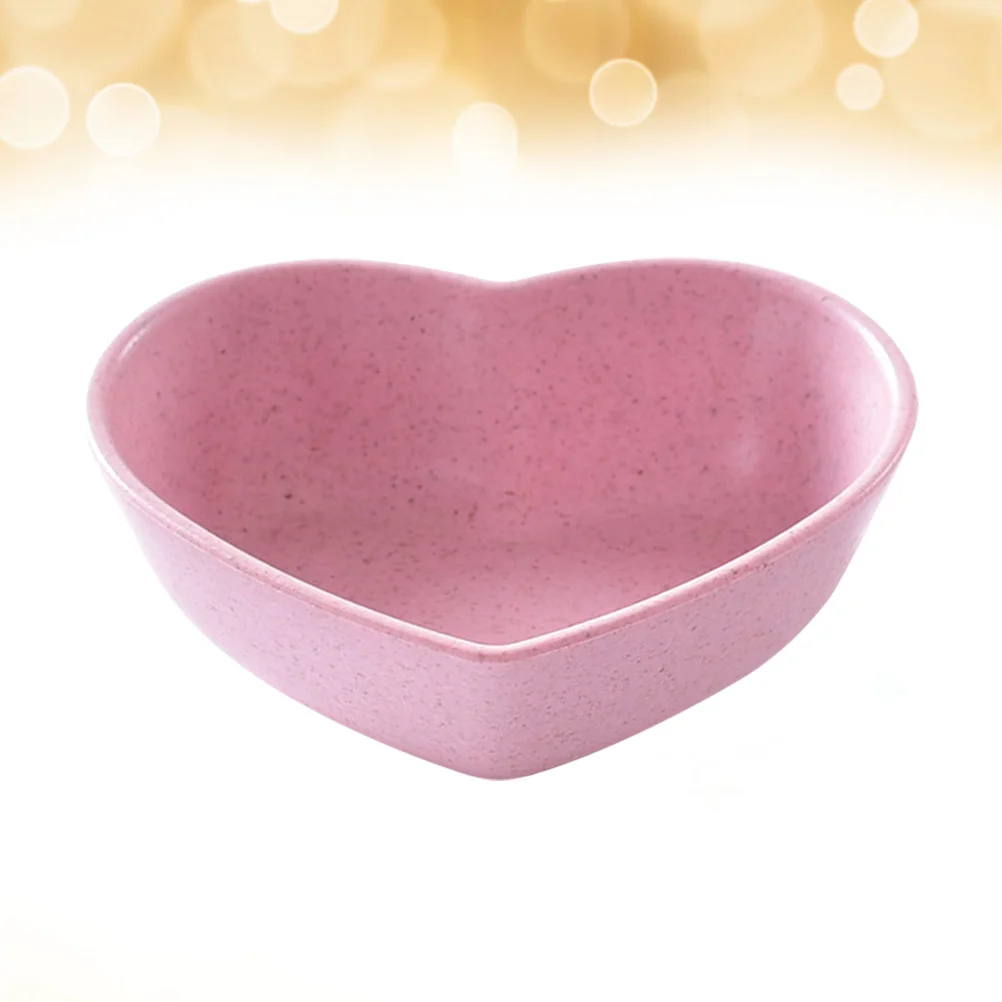 

4pcs Heart Shaped Seasoning Dish Love Sauce Dish Condiment Dishes Sushi Soy Dipping Bowl Snack Serving Dish for Wedding