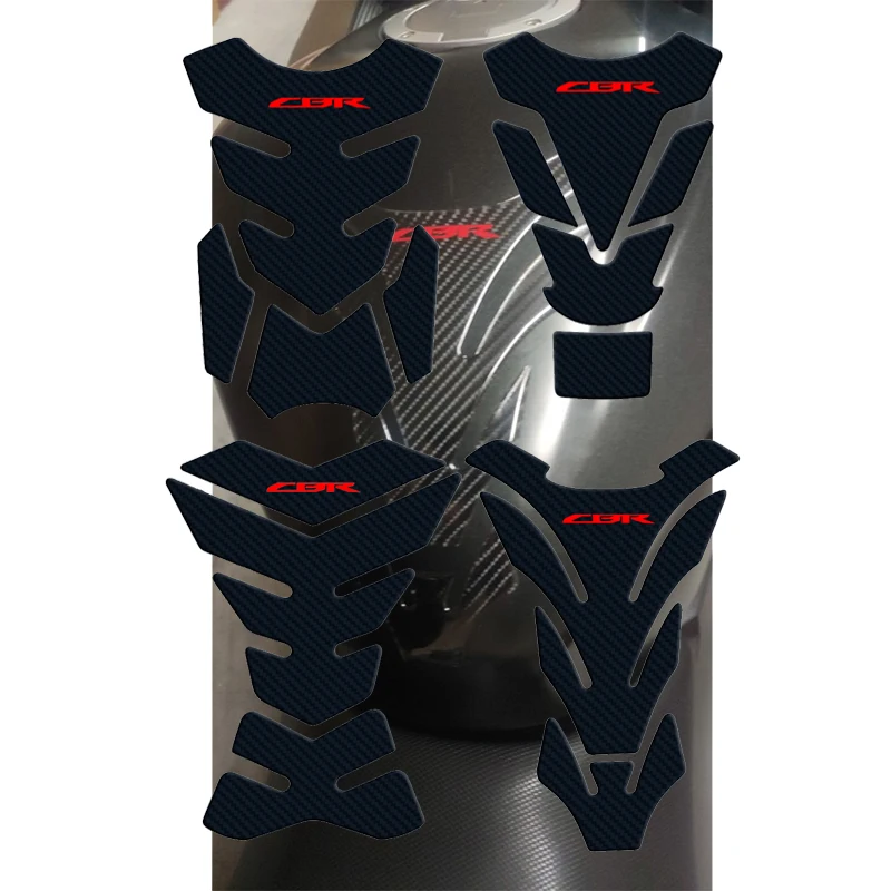 Мотоцикл Углеволоконная Топливная Крышка Бака Защитная Пленка Стикер Декор для Honda CBR 600 F2/F3/F4/F4i RVF VFR CB400 CB1300 on.