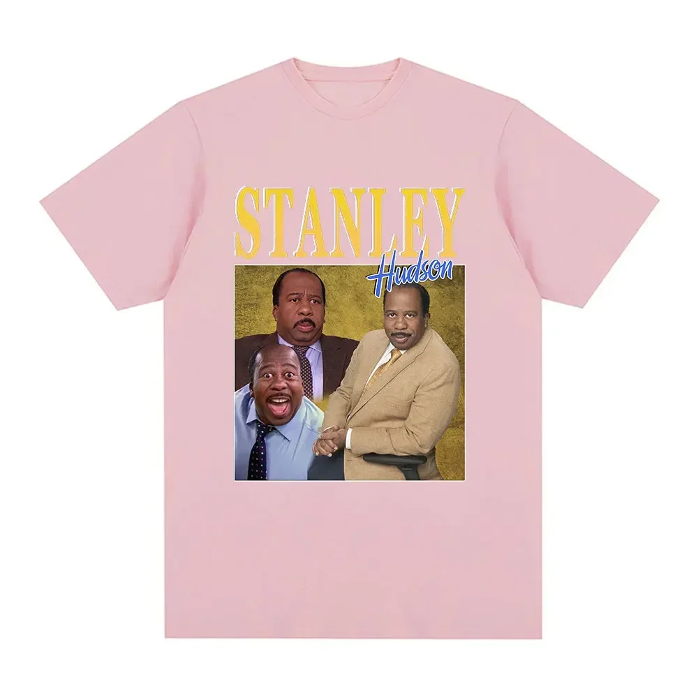 Футболка мужская оверсайз из хлопка Повседневная рубашка с принтом Стэнли