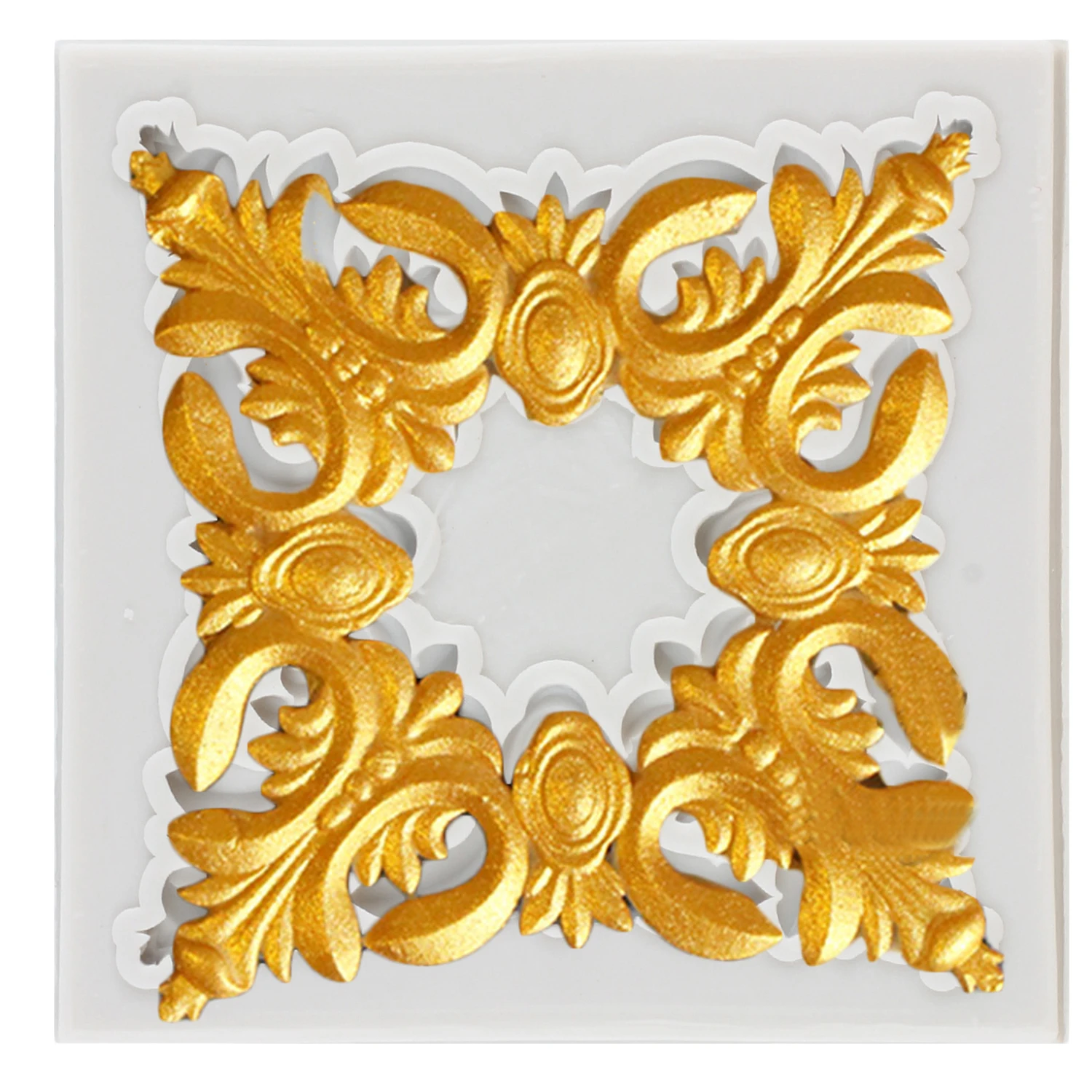 

Силиконовая форма для выпечки Sugarcraft Border розового цвета