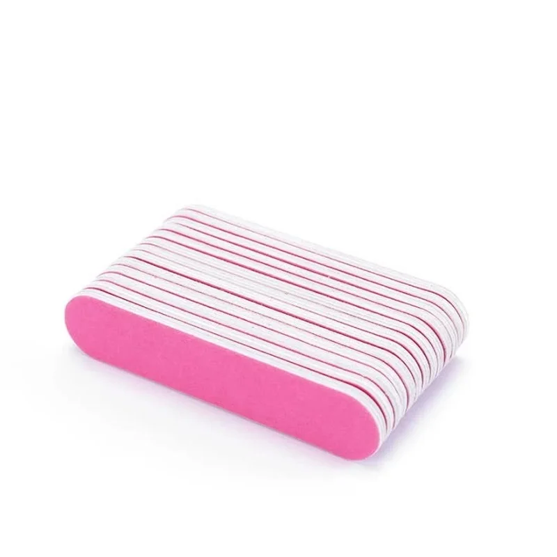 

20 stücke Mini Professionelle Nägel Dateien Kunst Werkzeuge Sand Emery Bord Schleifpapier Doppelseitige Nagel Puffer