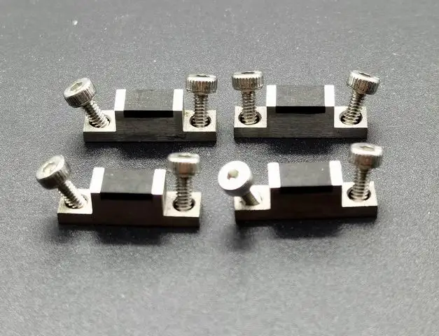 JiLong Fiber Cleaver KL-21 KL-21B KL-21F Rubber Pad CT30/05/06 Rubber Pads 4PCS/Set With Screws