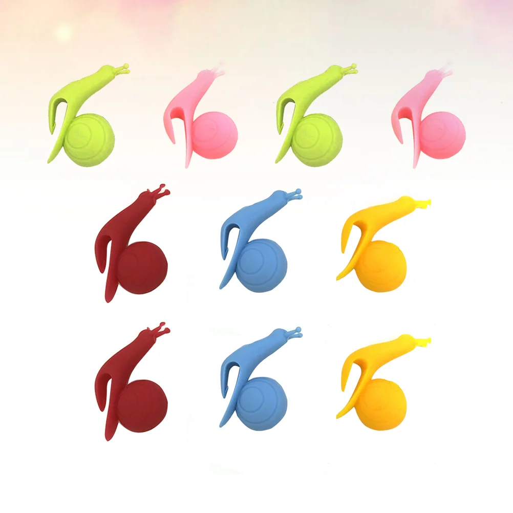 

10 шт., силиконовые маркеры в виде головы улитки