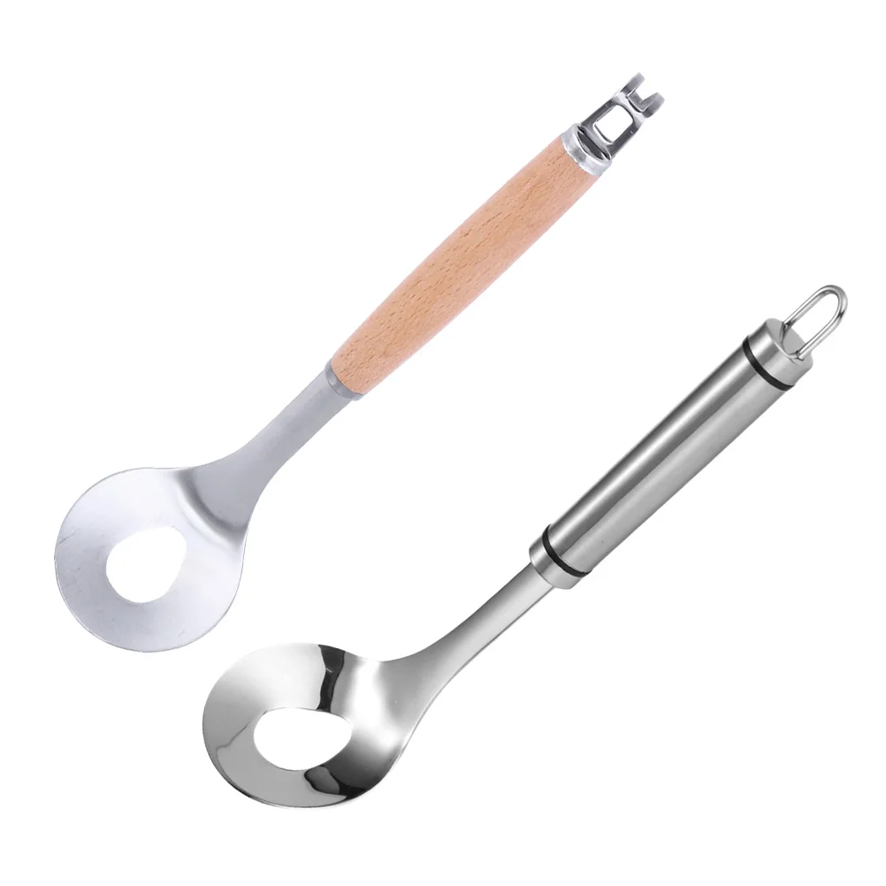 

2pcs Kitchen Meatball Scoops 304 Stainless Steel Spoons Kitchen Gadgets