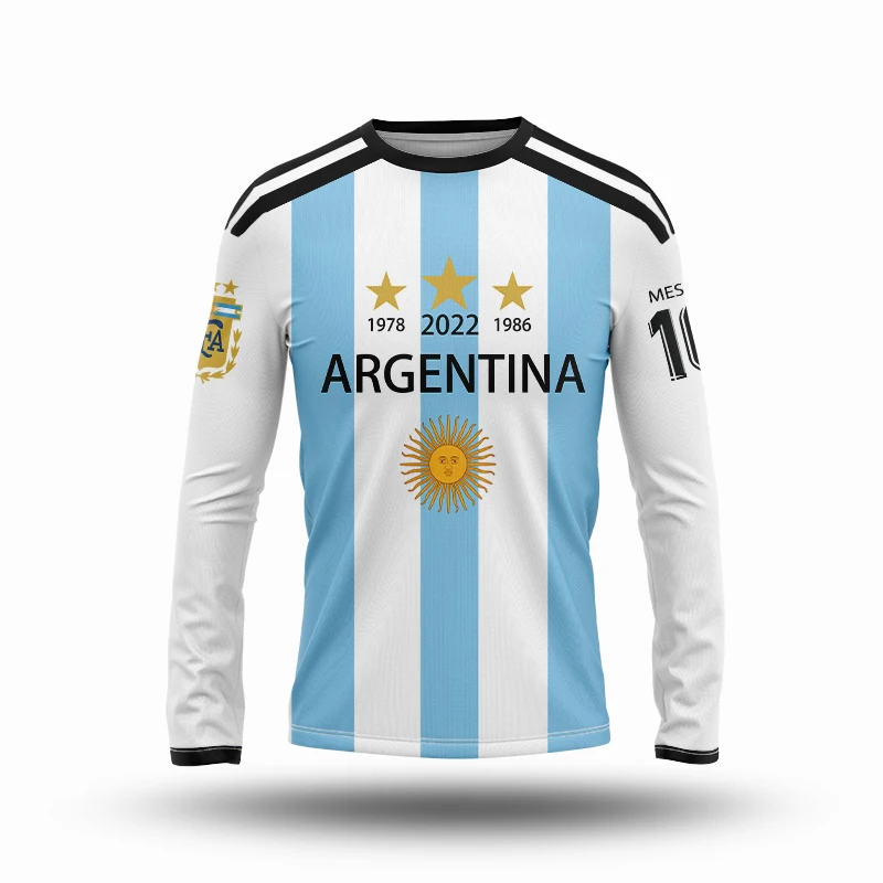 

NNew Argentina Samsung Long Sleeve Shirt Argentina 3D Printed T-shirt