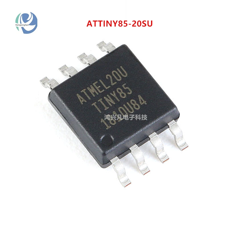 

10 шт ATTINY85-20SU 8 bit MCU AVR 8K FLSH 512B EE 512B SRAM ADC 5V