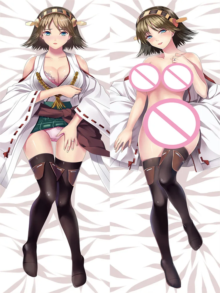

Anime Dakimakura Pillowcase Kantai Collection KanColle Kongo Home Bedding Pillow Cover Hugging Body Pillow Case