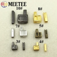 meetee 3 5 8 10 10sets single open slider plug accessories za206 insert box pin retainer for metal zipper replacement kit