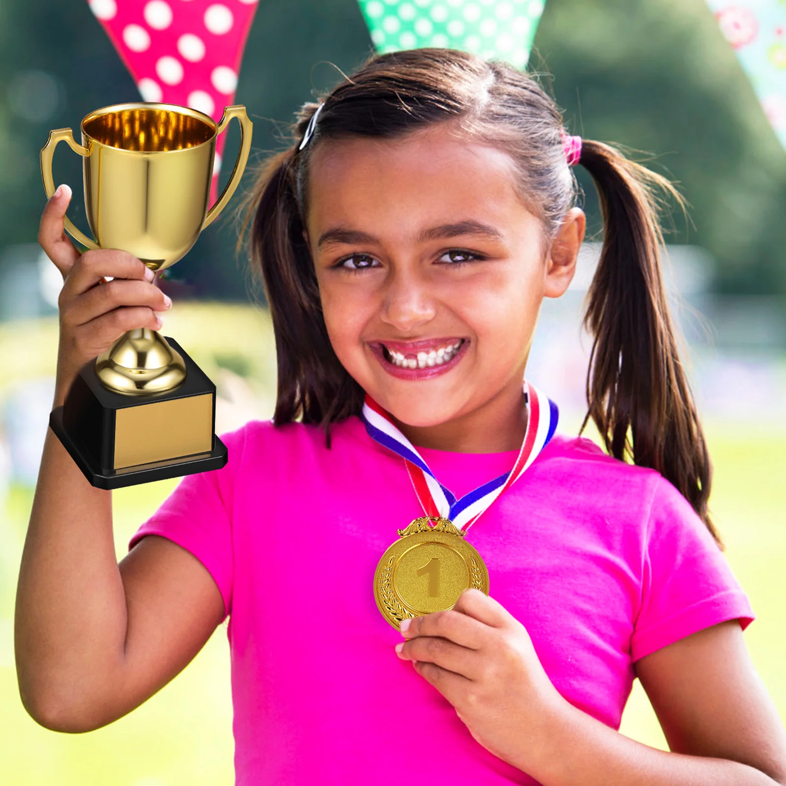 Золотой трофей с фольгой сувениры трофеи награды кубки для игр спортивные