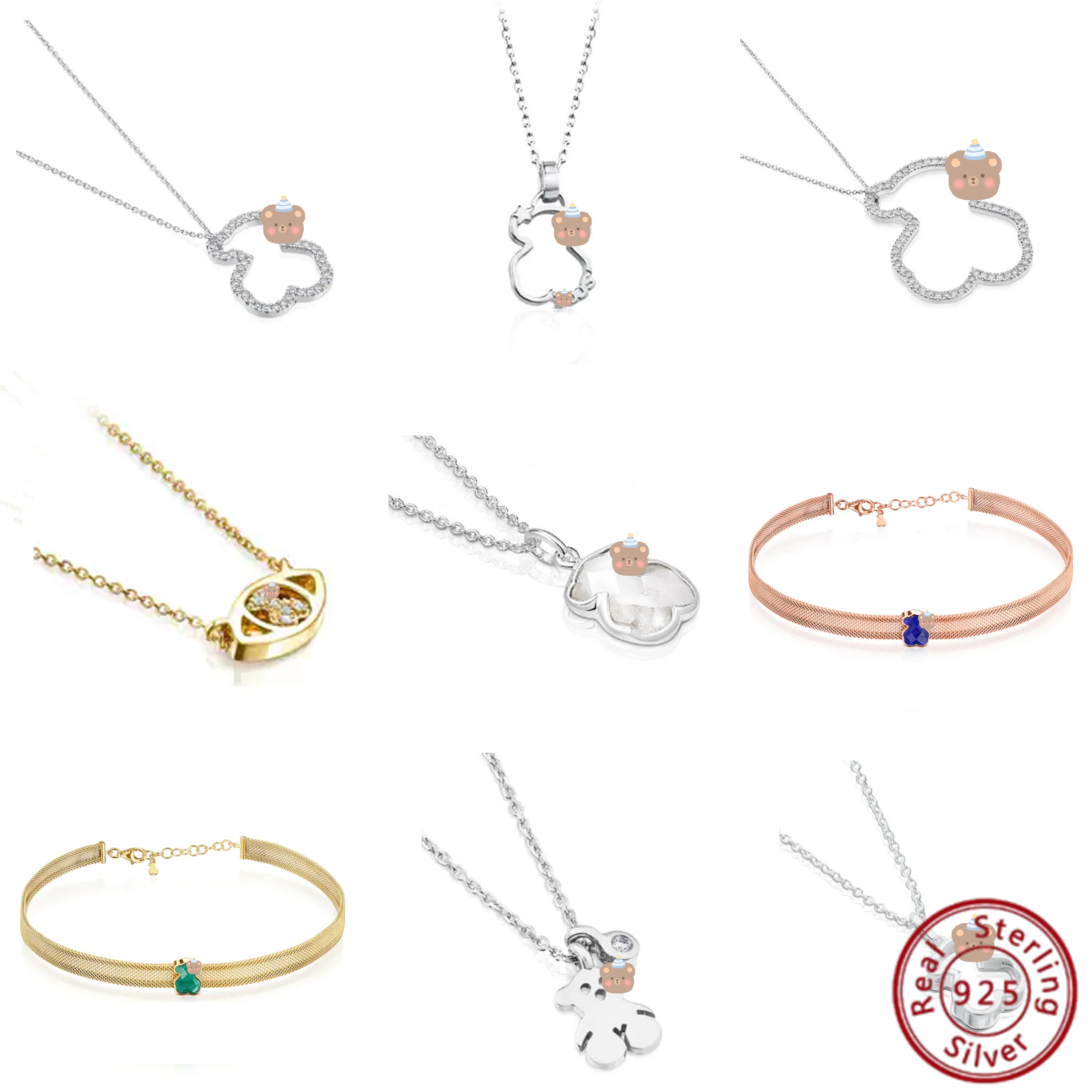 

2023 New Spanish Bear Necklace - Enhance Your Elegance, Charm and Style with Shimmering Fashion Jewelry