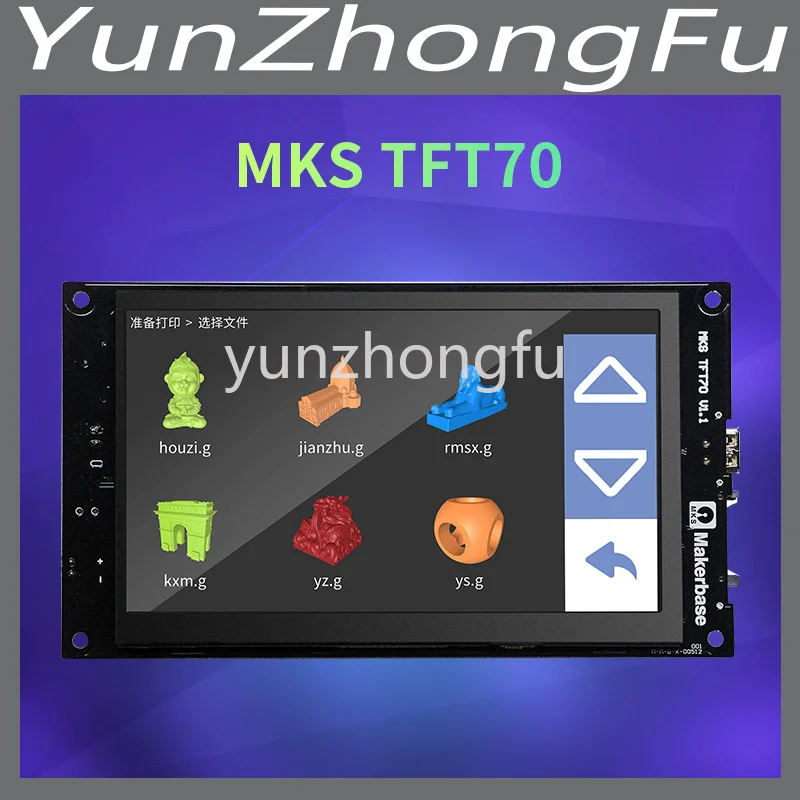 

Makerbase MKS TFT70 3D принтер, полноцветный 7-дюймовый сенсорный экран TFT