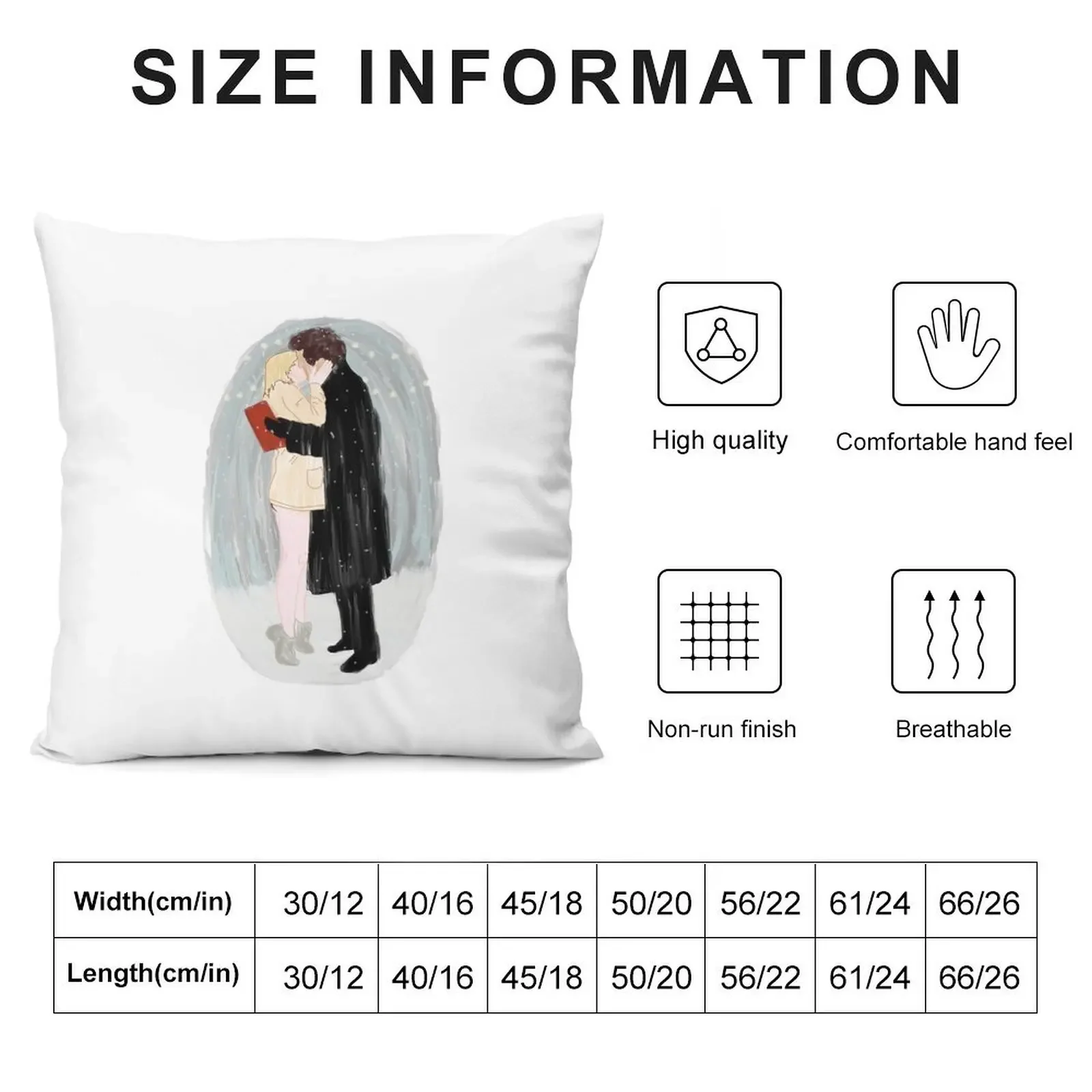 Подушка Bridget Jones Christmas Kiss эластичный чехол для дивана роскошный декор подушки