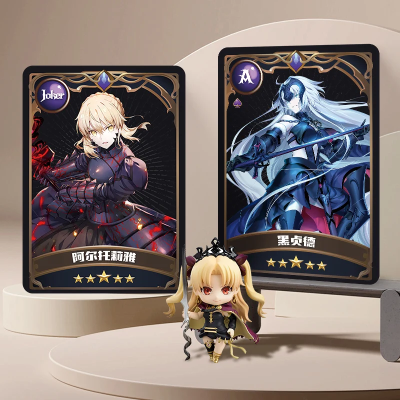 Anime Game Fate/Grand Order FGO Joan of Arc Alter Gilgamesh Saber Bronzing Creative Poker Multi-purpose Playing Card Werewolf