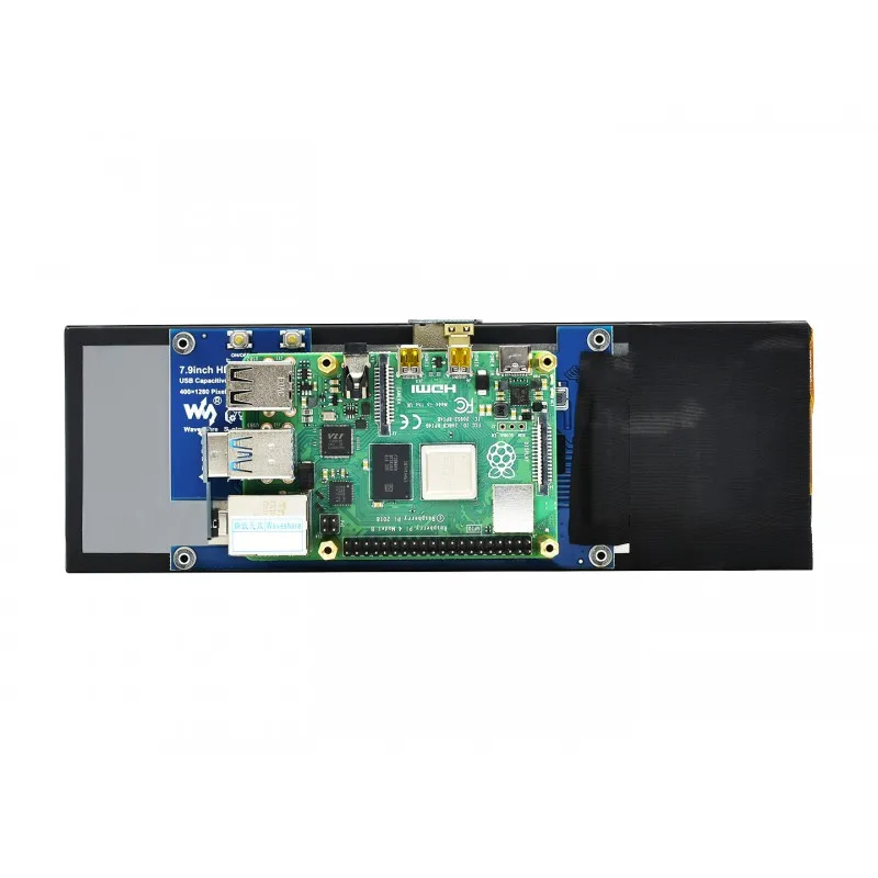 7,9-дюймовый емкостный сенсорный ЖК-экран, 400×1280, HDMI, IPS, крышка из закаленного стекла (art.: 3920cd491f755) - 3920cd491f755