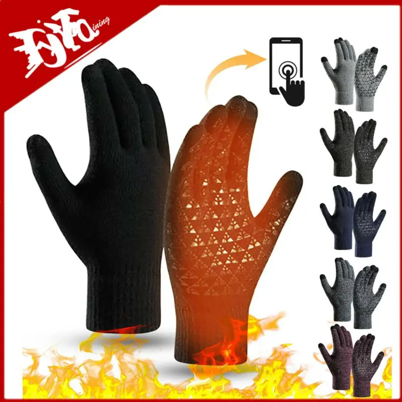

New Winter Gloves Men Women Thermal Touch screen Warm Outdoor Cycling Driving Motorcycle Cold Gloves Windproof Non-Slip Gloves