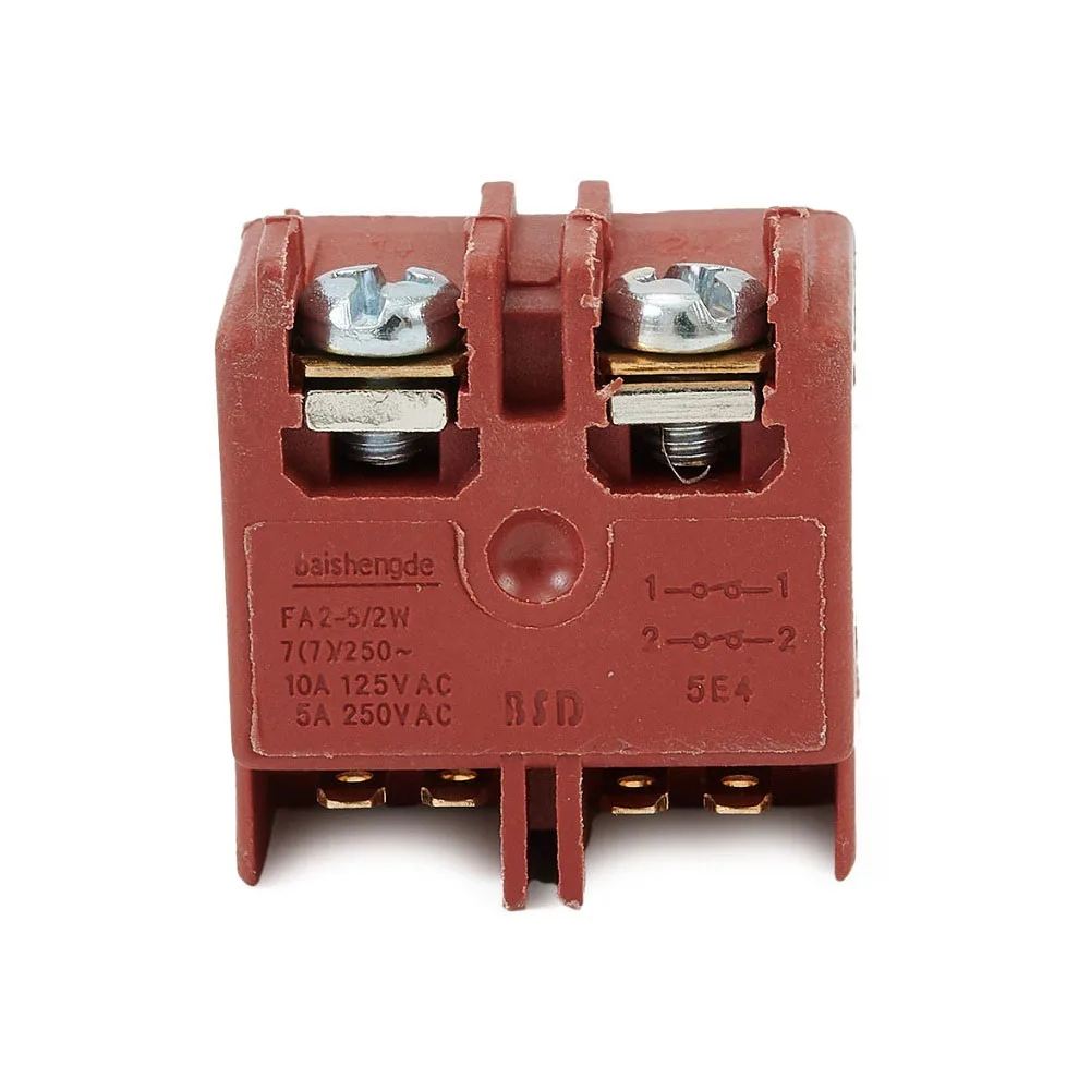 

Angle Grinder Switch Home DIY Parts 250V 5A 2pcs Angle Grinder Button Switch For Bosch GWS6/8-100 TWS6600 NO Push