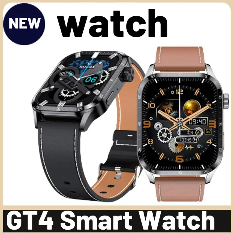 

Смарт-часы GT4 мужские с поддержкой Bluetooth и Пульсометром