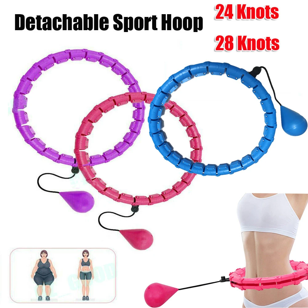 

Arm Hand Wrist Ball Muscle Force Trainer Fitness Equipment Tent FoldingWeight Loss Hoop Adj Detachable 24 Knots 28 Knots Exercis