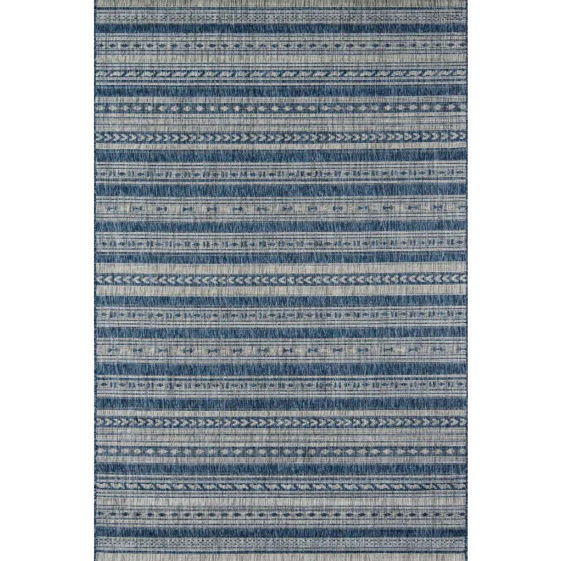 

Tuscany 5' x 7.5' Striped Outdoor Rug