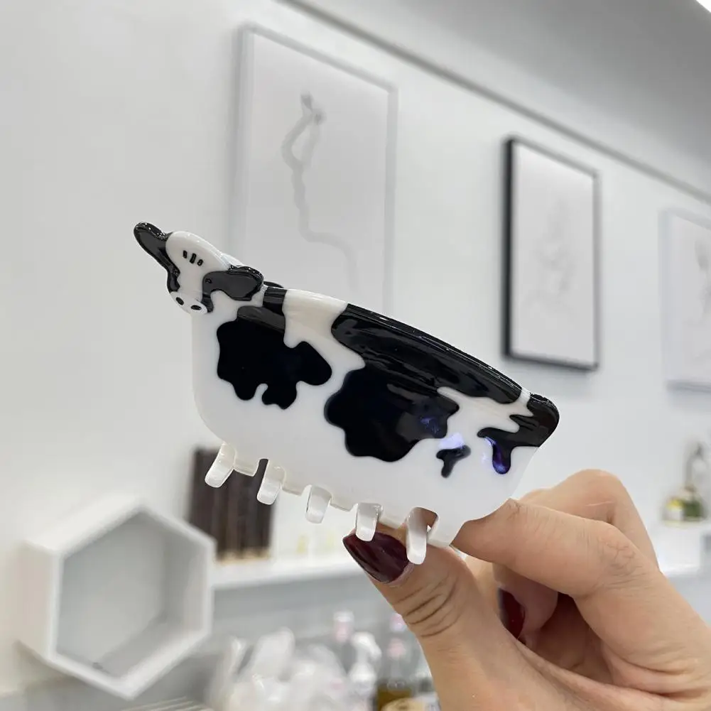 Заколки для волос в форме коровы аксессуары Симпатичные заколки когтей женщин и