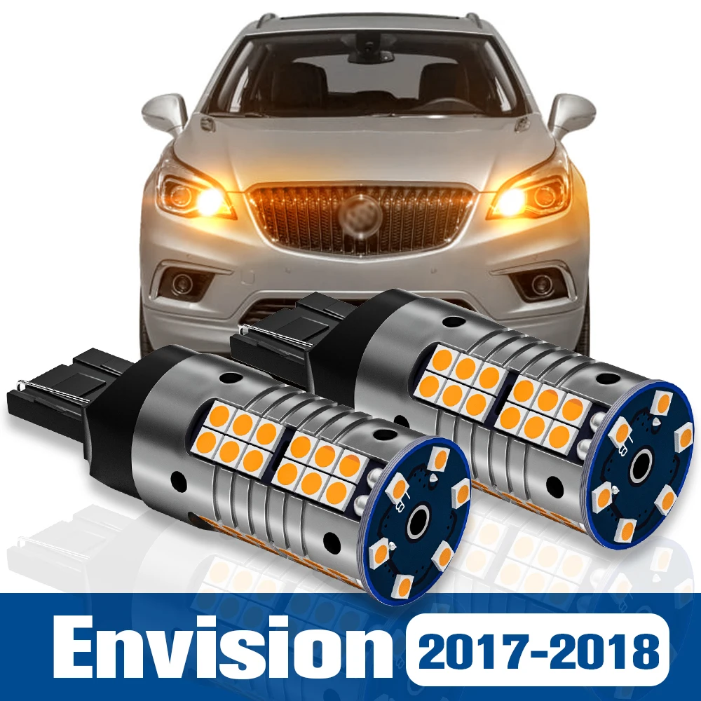 

2pcs LED Turn Signal Light Blub Lamp Accessories Canbus For Buick Envision 2017 2018