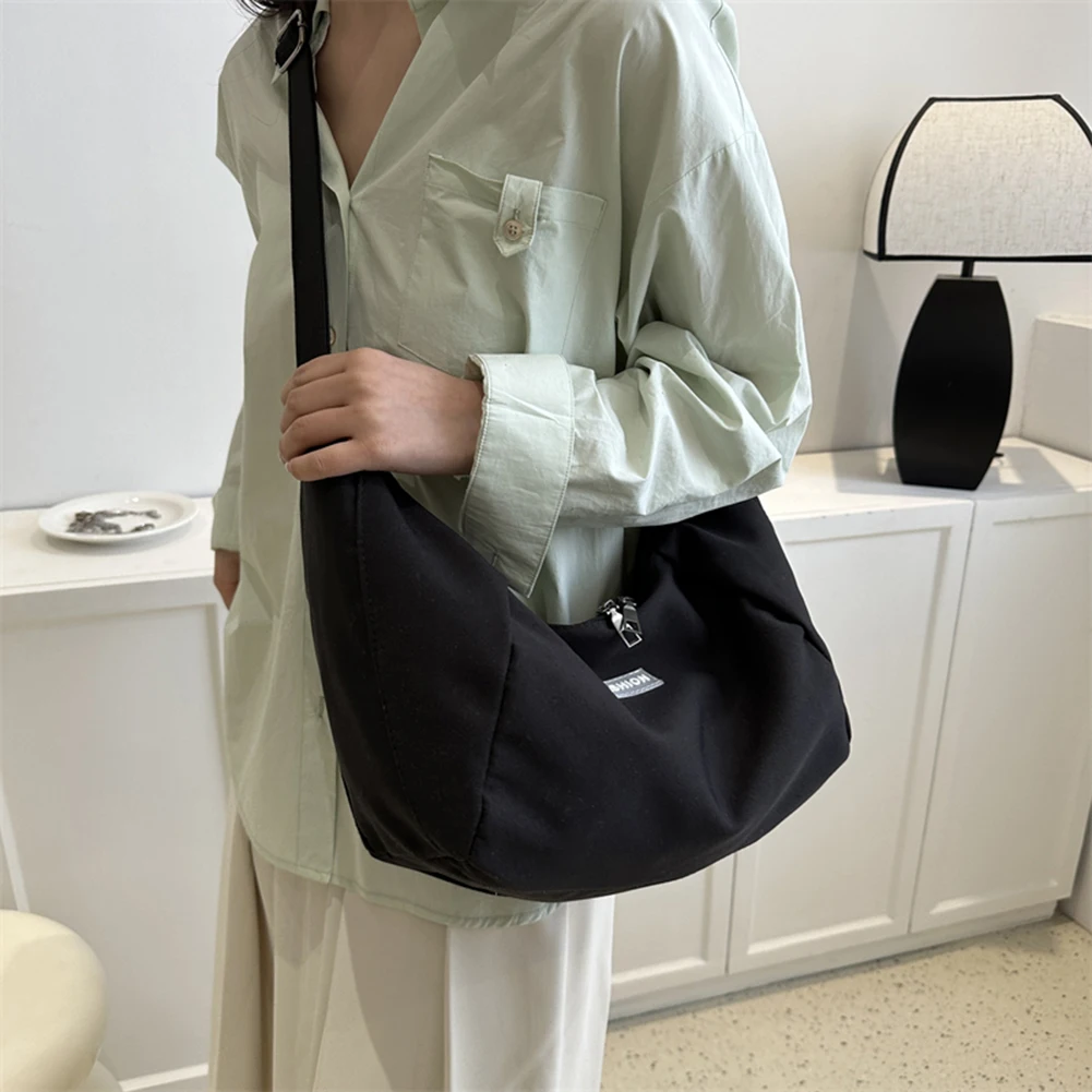 

Summer New Women's Bag Large Capacity Casual Crossbody Bag Desinger Dumpling Bag Leisure Solid Color Shoulder Shopping Bag