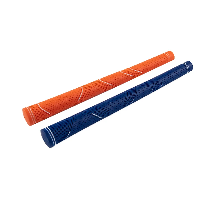 

Blue Orange Rubber Junior Golf Grip For Kids Practice Iron Putter Club Handle Rubber Anti-skid