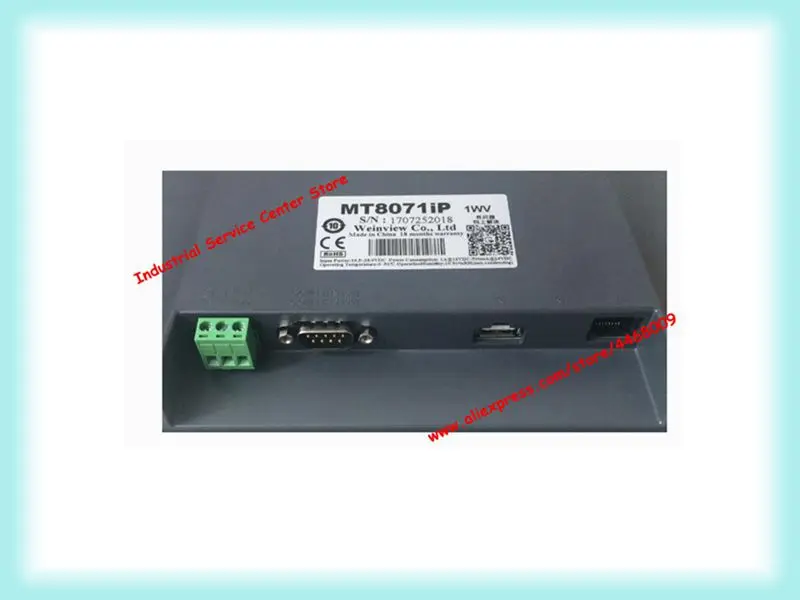 Weintek 7-дюймовая HMI MT8071iP MT8071 Сенсорная панель Ethernet 800*480 USB хост новая оригинальная