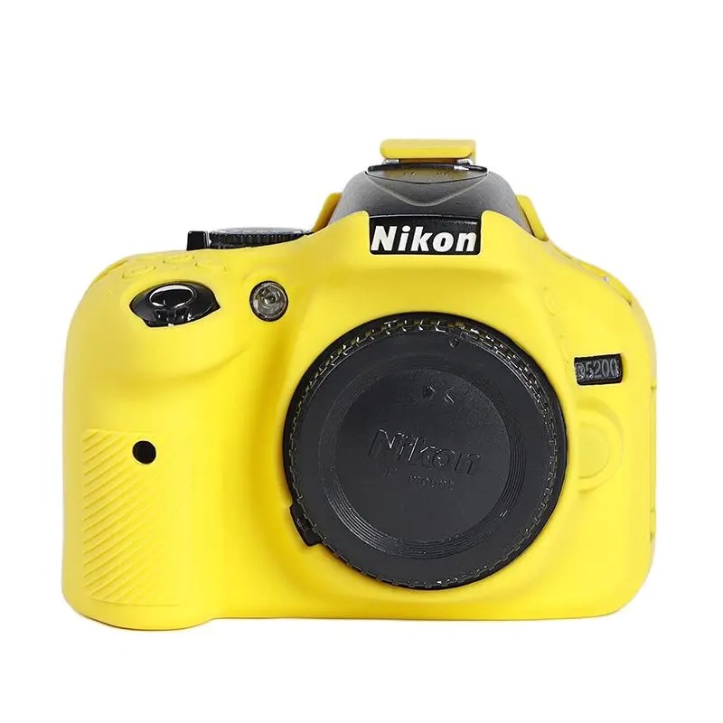 Силиконовый кожаный чехол для камеры Nikon D7100 D7200 D5100 D5200 D5300 D750 D5600 D3100 D3200 D3300 D610 D90 D810