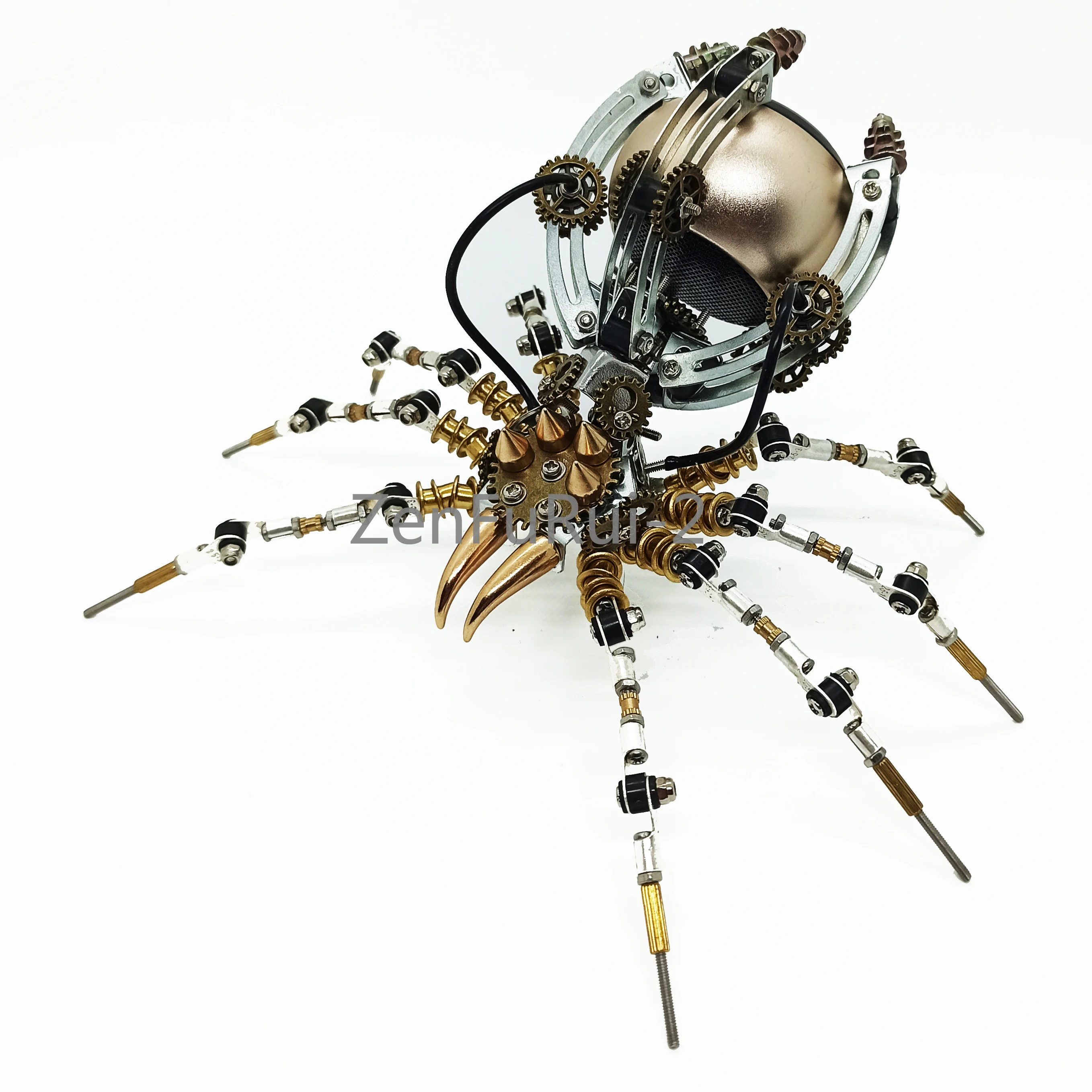 

Metal Model Spider Assembled Toy Birthday Gift High Difficulty Handmade Ornaments Mechanical Insect