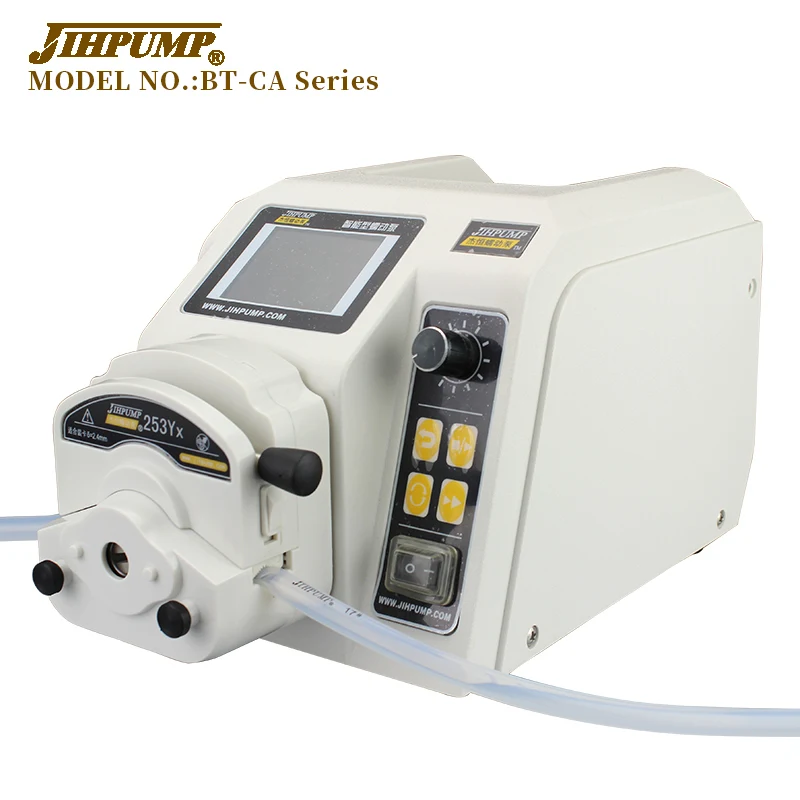 

JIHPUMP Small 3000ml/min Peristaltic Pump Suppliers Stepp Driver kz25 yz25 Lab Chemical Dispenser Water Liquid Dosing Price