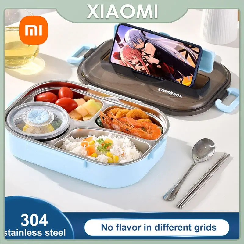

Stainless Steel Insulated Lunch Box Student School Multi-Layer Lunch Box Tableware Bento Food Container Storage Breakfast Boxes