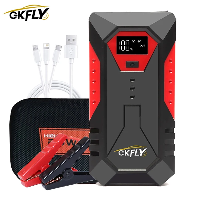 

GKFLY 3000A Портативный Power Bank Автомобильный стартер Аварийный усилитель автомобильного аккумулятора 12 В Пусковое устройство для автомобилей