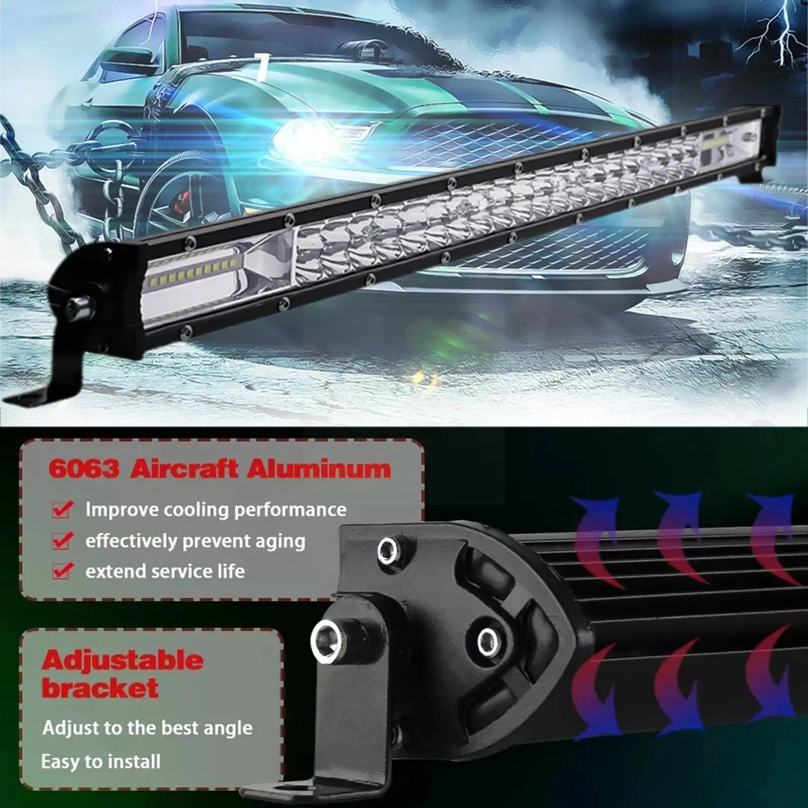 

Прожектор точесветильник освещения для джипов полноприводных грузовиков, 8/15/20 дюймов, 12 В, 24 В, 120 Вт, 180 Вт