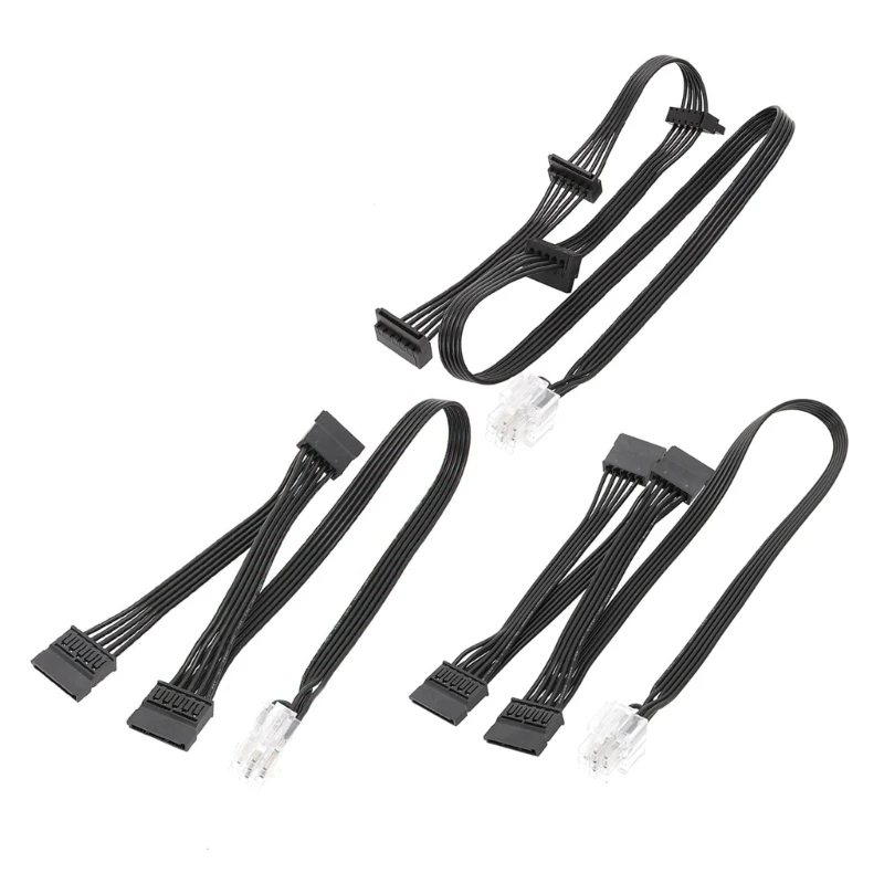 Модульный кабель LEADEX с 15PIN PCIE 16AWG видеокарта питания графического процессора