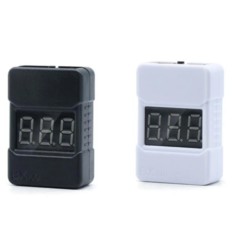 

HFES BX100 LED Display Lipo Battery Tester Low Voltage Buzzer Alarm With ABS Shell Super Sound Warning Checker