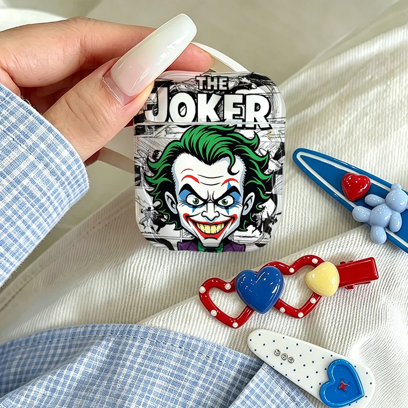 Фото Крутой 3D-чехол Crazy jokers с эффектом волны, мягкий, полупрозрачный, силиконовый, для Airpods 4, 3, Pro 2, 1, беспроводных наушников, защитный чехол для Pro2 №3